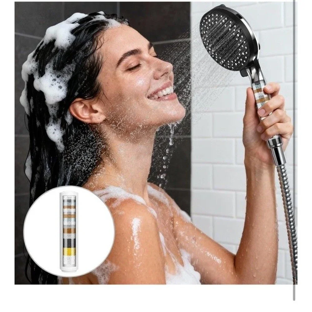 CTBOM Handheld Shower Head Filter (2 Incl) - 15 Stage Filter - Sealed New!